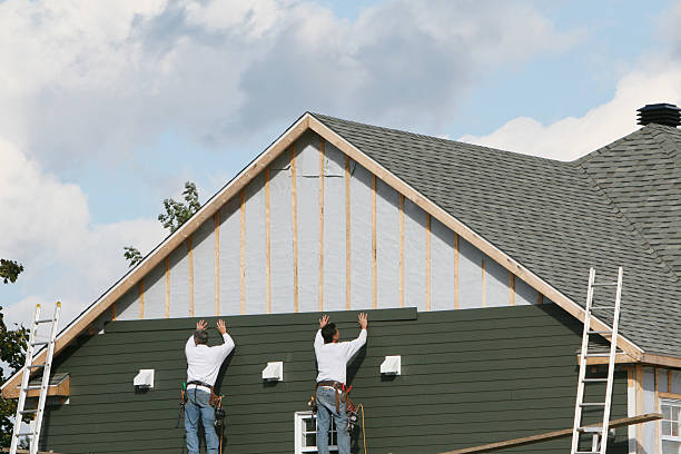 Professional Emergency Siding Repair technician working in Centerville, OH